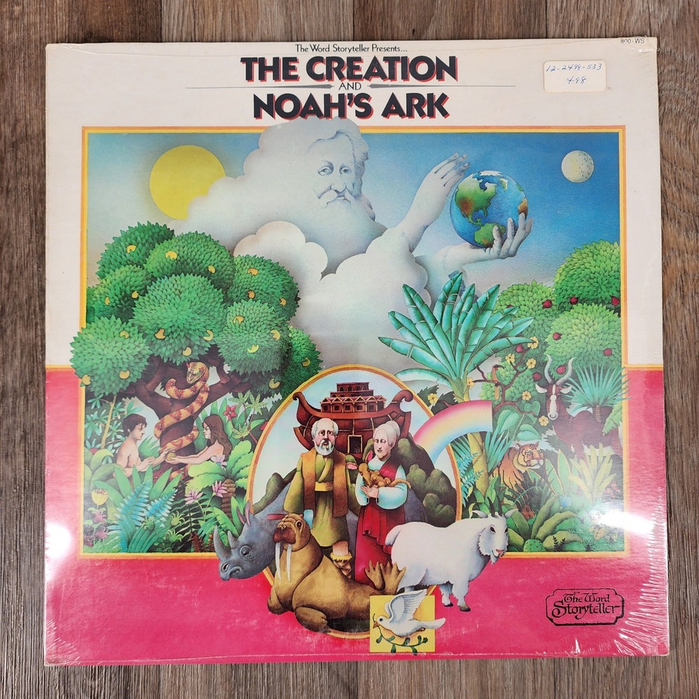 The Word Storyteller The Creation and Noahs Ark Vinyl LP Sealed 1976 800-WS